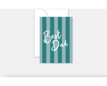 Carte postale Best Dad L'ART DU PAPIER