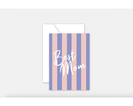 Carte postale Best Mom L'ART DU PAPIER