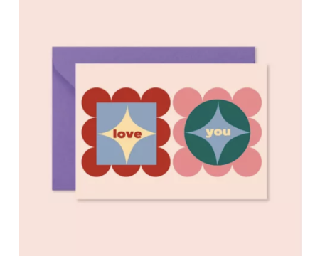 Carte postale Love you MA PETITE VIE