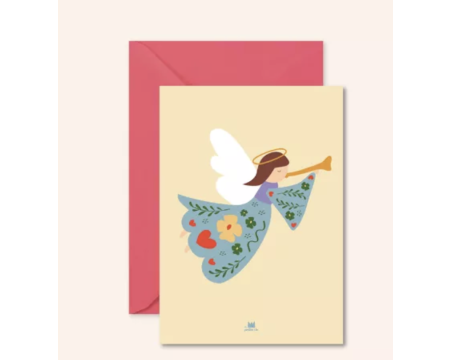 Carte postale - Baptême ou Communion - Ange MA PETITE VIE