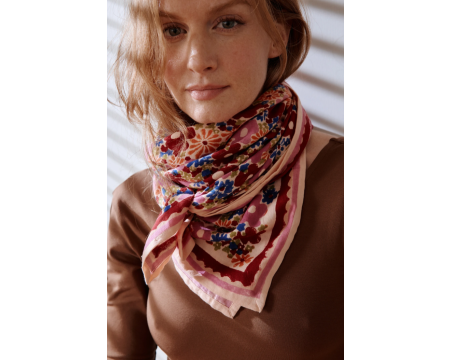 Big foulard Latika Janie Macadamia APACHES
