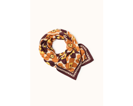 Big foulard Latika Caleido Auburn APACHES