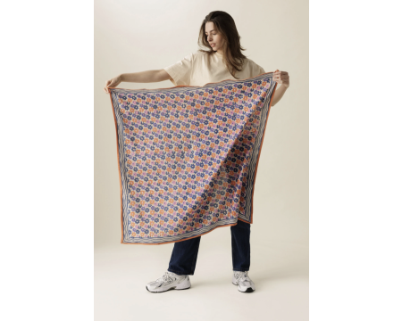 Big foulard Latika Paquerette Macadamia APACHES