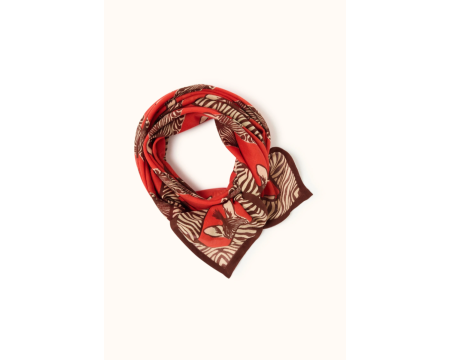 Big foulard Dupatta Zebre Fiesta APACHES