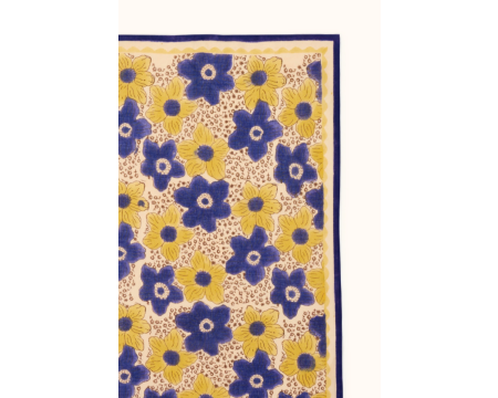 Big foulard Dupatta Zinnia Mauve APACHES