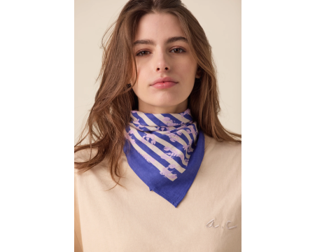 Small foulard Sebastien Mauve APACHES