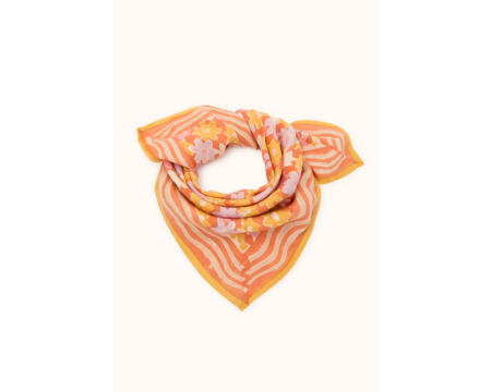 Small foulard Paquerette Orange APACHES
