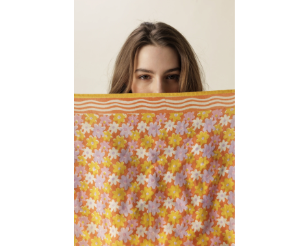 Small foulard Paquerette Orange APACHES