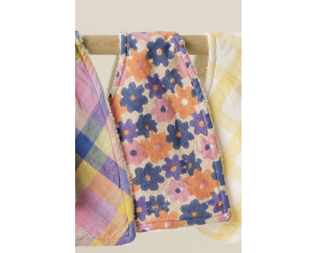 Bavoir en pointe Bami Paquerette Macadamia APACHES