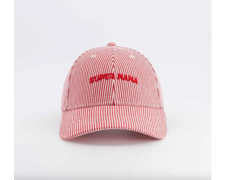 Casquette Super Mama rouge CHAMAYE