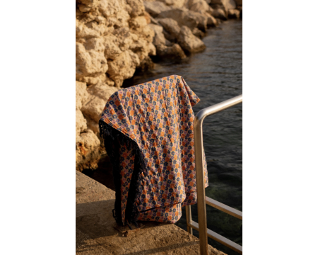 Fouta Simple Kota - Paquerette Macadamia APACHES