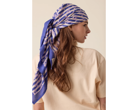 Big foulard Latika Sebastien Mauve APACHES