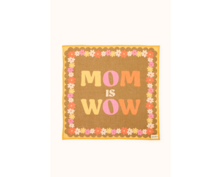 Small Foulard Mamavida Mom Tapenade en voile de coton APACHES
