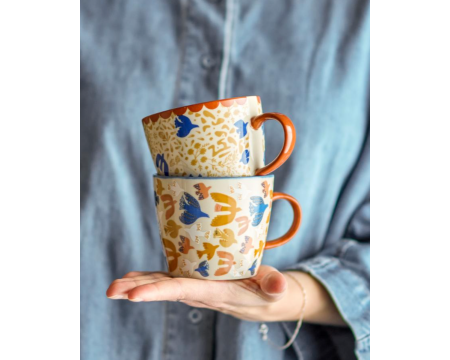 Mugs Anniversary en grès - Multicolore BLOOMINGVILLE