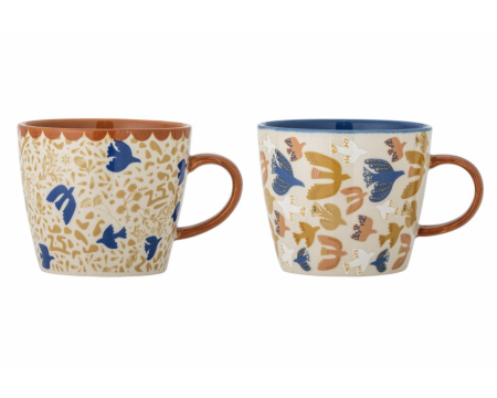 Mugs Anniversary en grès - Multicolore BLOOMINGVILLE