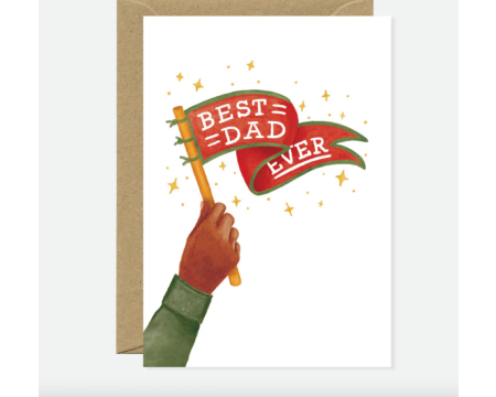 Carte postale Best Dad Ever ALL THE WAYS TO SAY
