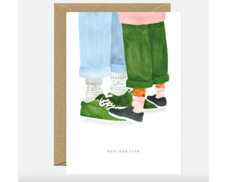 Carte postale Best dad socks ALL THE WAYS TO SAY