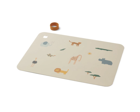 Set de table en silicone - Safari/sandy mix - LIEWOOD