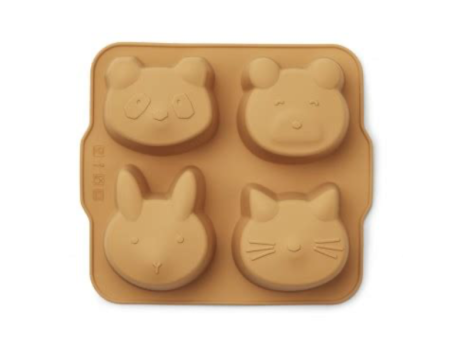 Moules à gâteaux (lot de 2) - Cake Pan Mellow Yellow/Dark Rose - LIEWOOD