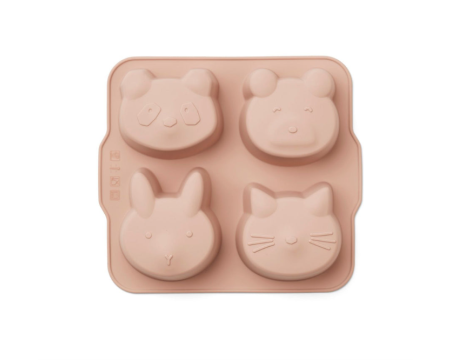 Moules à gâteaux (lot de 2) - Cake Pan Mellow Yellow/Dark Rose - LIEWOOD