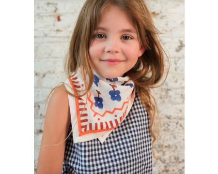 Small foulard Sky bloom MAISON AUGUSTIN