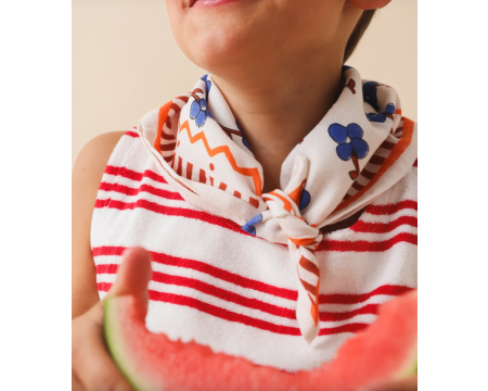 Small foulard Sky bloom MAISON AUGUSTIN