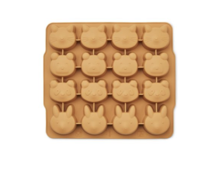 Moules à glaçons animaux- Ice cube Tray (lot de 2) - Wheat Yellow Sandy mix - LIEWOOD