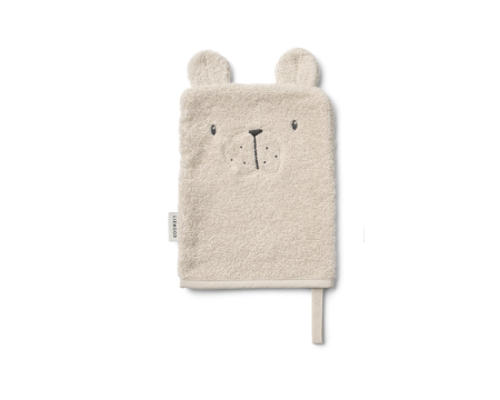 Gant de toilette Sylvester - Ours/Blanc - LIEWOOD