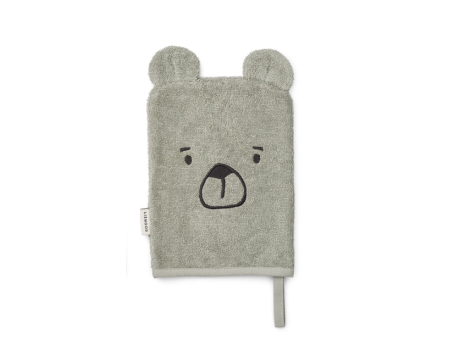 Gant de toilette Sylvester - Ours/Vert - LIEWOOD