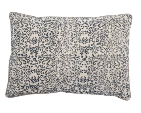 Coussin avec housse en coton - modèle JESI - BLOOMINGVILLE