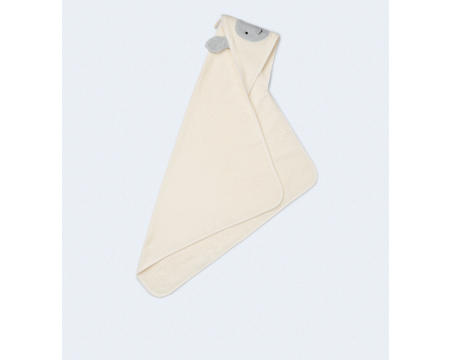 Serviette bébé à capuche - Mouton crème - LIEWOOD
