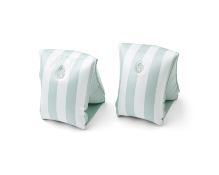 Brassards de natation Shirley - Stripe Dusty mint/Crème de la crème - LIEWOOD