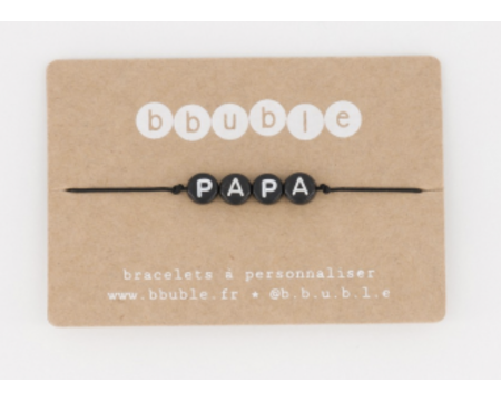 Bracelet Homme "Papa" - Bbuble