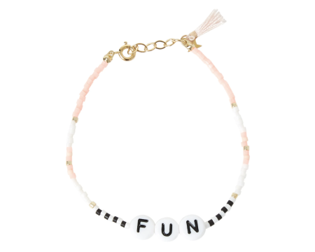 Bracelet "FUN" en perles - Collection Femme | Rose