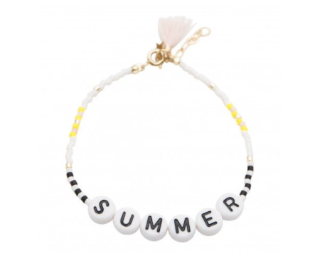 Bracelet "SUMMER" en perles - Collection Femme 