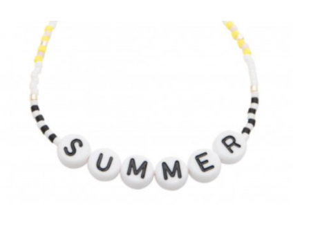 Bracelet "SUMMER" en perles - Collection Femme | Jaune