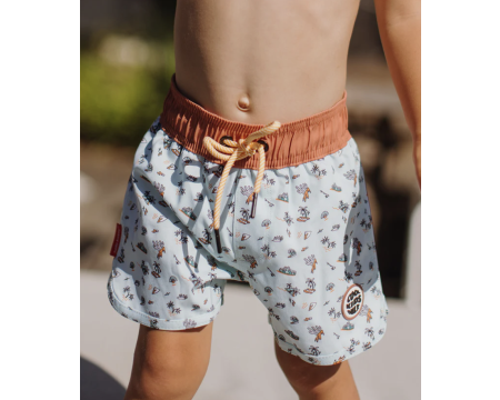 Short de bain Blue Island - HELLO HOSSY