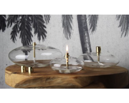 Lampe à huile Galet lisse - PERI DESIGN