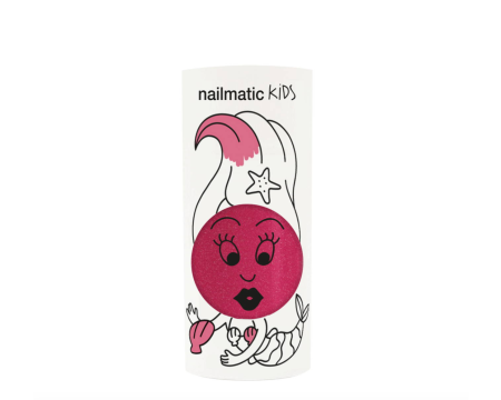 Vernis à ongles à l'eau - rose pailletté Sissi - NAILMATIC