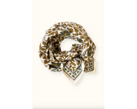 Big foulard Latika Coeur Macadamia APACHES