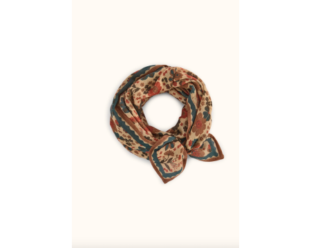 Big foulard en laine Fiza Bolero Macadamia APACHES