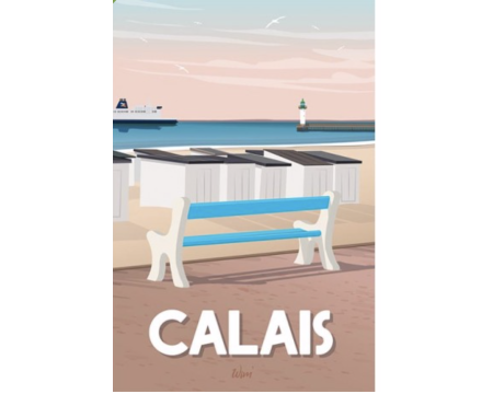 Carte postale Calais