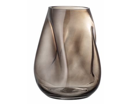 Vase en verre marron fumé Ingolf BLOOMINGVILLE