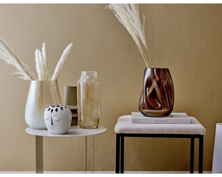 Vase en verre marron fumé Ingolf BLOOMINGVILLE