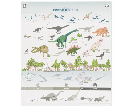 Affiche/planche Dinosaures Les Jolies Planches