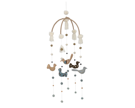 Mobile oiseaux en laine BLOOMINGVILLE