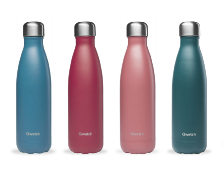 Bouteille isotherme Matt vert émeraude 500 ml QWETCH