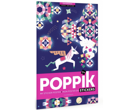 Poster Constellation +1000 stickers - POPPIK