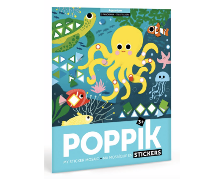 Poster panorama en stickers - POPPIK - Aquarium