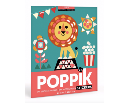 Poster panorama en stickers - POPPIK - Cirque